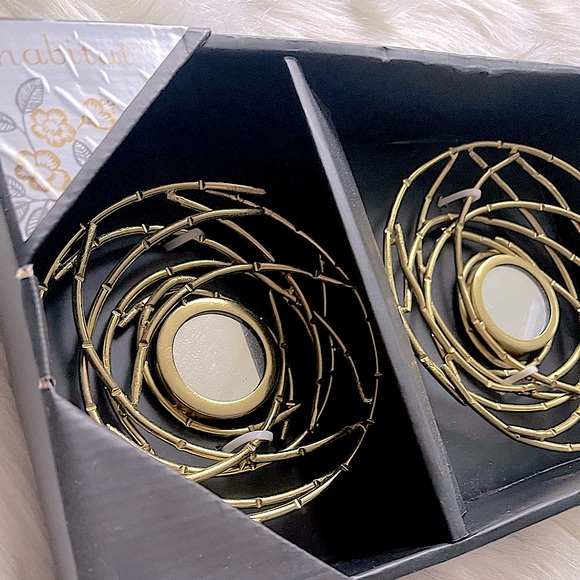 3 Piece Gold Finish Marston Decorative Wall Set - Picture 1 of 10